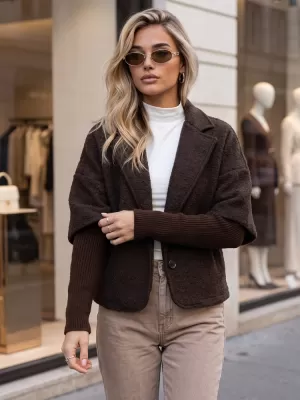Női kabát DSTREET NY0843 BARNA