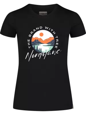 Női póló NORDBLANC STARLIGHT NBSLT8176 FEKETE