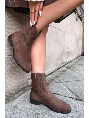 Női csizma S.BARSKI HY62-8125 BARNA