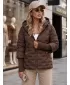 Női kabát DSTREET TY5870 BARNA