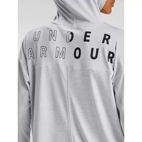  Női pulóver UNDER ARMOUR TECH TWIST GRAPHIC HOODIE 1351977-014 SZÜRKE 