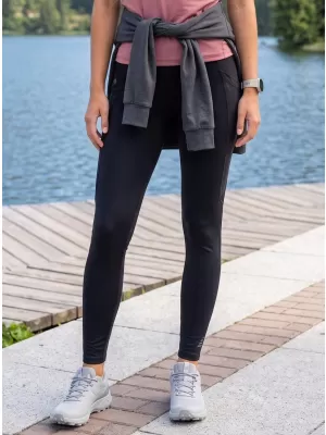 Női sport leggings ALPINE PRO GEMSA FEKETE