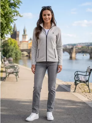 Női polár pulóver ALTISPORT ALW002852 EZÜST KIEMELÉSEK