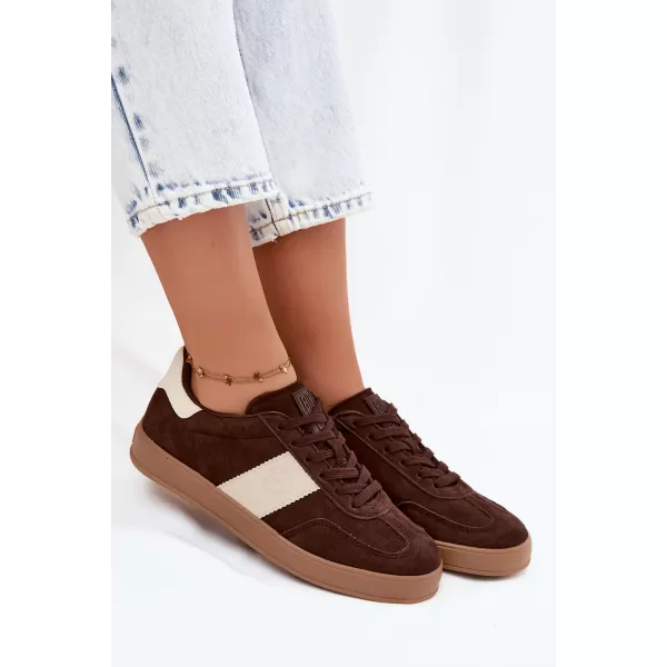  Női tornacipő BIG STAR SHOES UU274008 BARNA/BÉZS 
