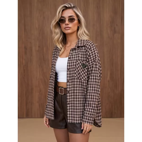 Női ing DSTREET DY0504 BARNA 