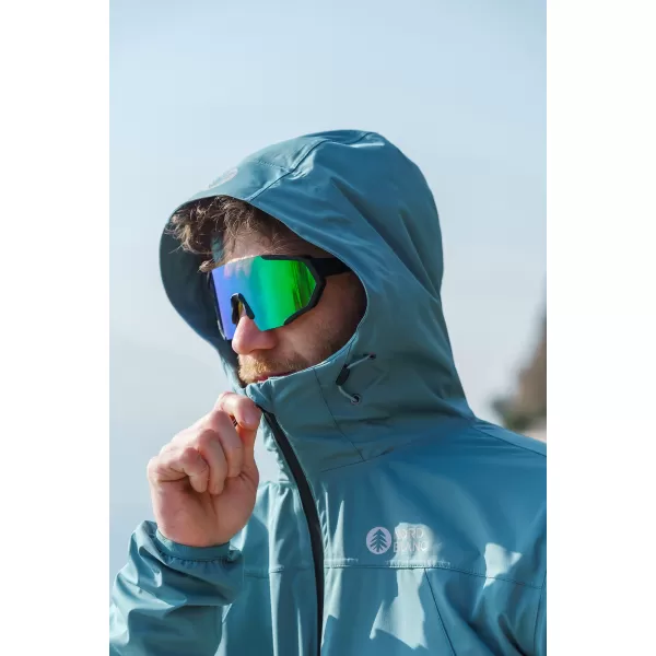  Férfi vízálló softshell kabát NORDBLANC EXPEDITIOUS NBSSM8323 ZÖLD 