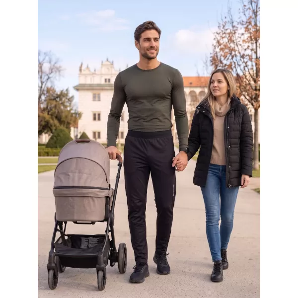  Férfi softshell nadrág ALPINE PRO ABAR 2 FEKETE 