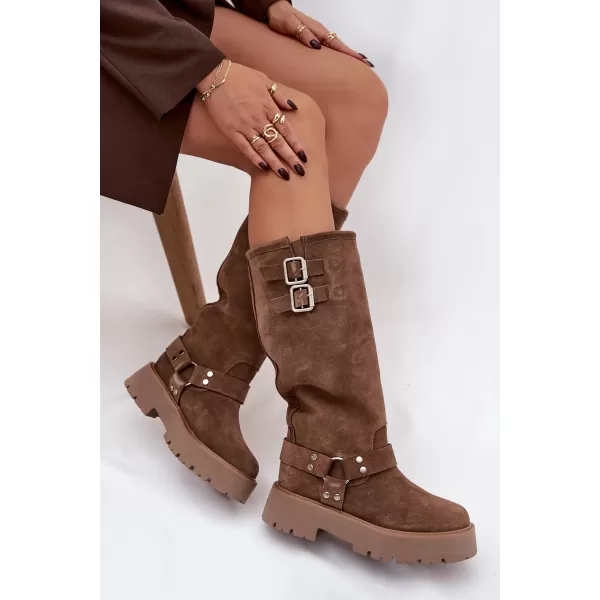  Női csizma BIG STAR SHOES OO274A182 BÉZS 