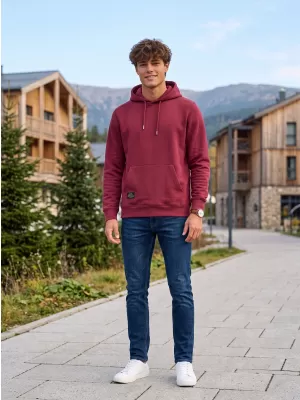 Férfi pulóver ALTISPORT NP/ALMST44001 BURGUNDIA