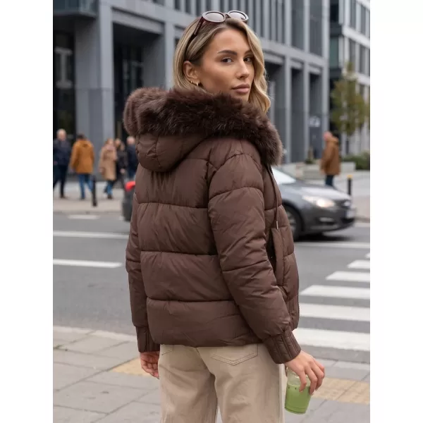  Női kabát DSTREET TY5829 BARNA 