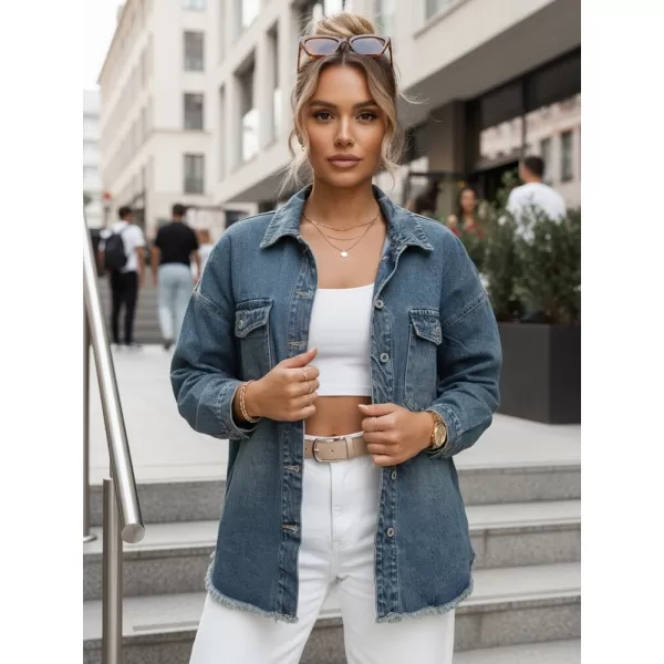  Női kabát DSTREET TY5683 KÉK 