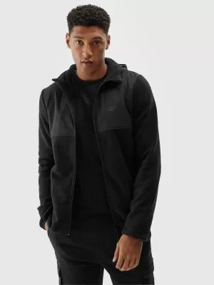 Férfi pulóver 4F WMM00TSWSM1768 MÉLYFEKETE