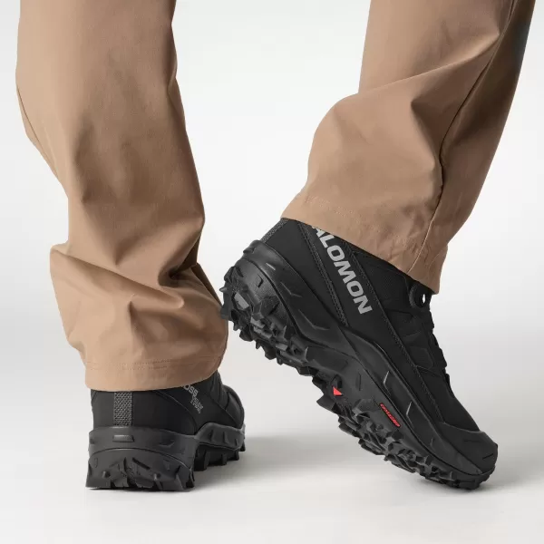 Férfi cipők SALOMON CROSSTRAK WATERPROOF L47570200 FEKETE/FEKETE/ASZFALT 