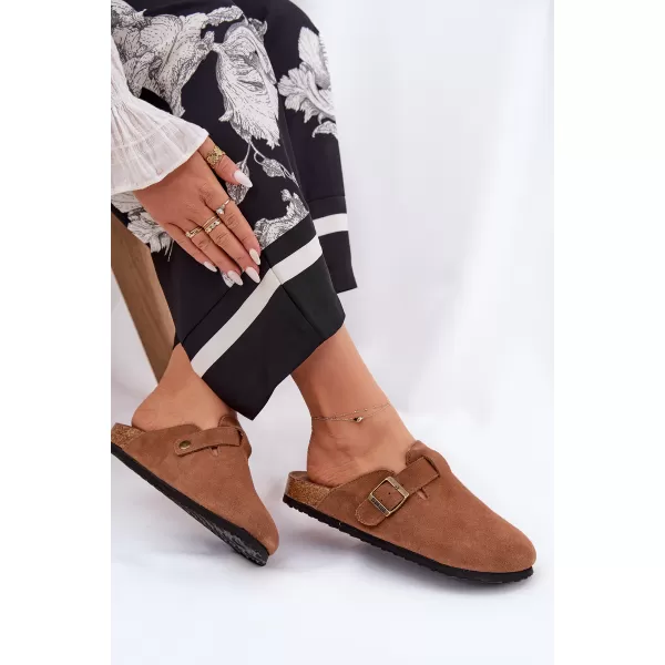  Női papucs BIG STAR SHOES RR274A387 BARNA/BÉZS 