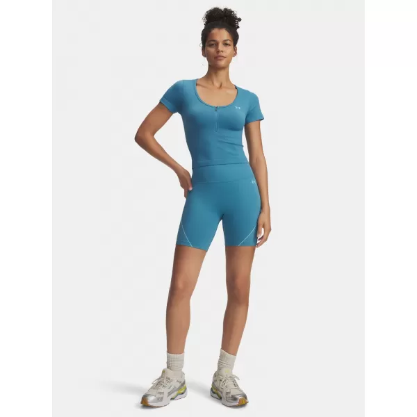 Női rövidnadrág UNDER ARMOUR VANISH SEAMLESS SHORT 6000648-466 KÉK 