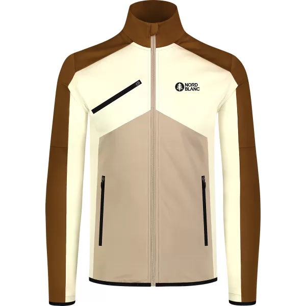  Férfi powerfleece pulóver NORDBLANC CUSP NBSFM8334 BARNA 