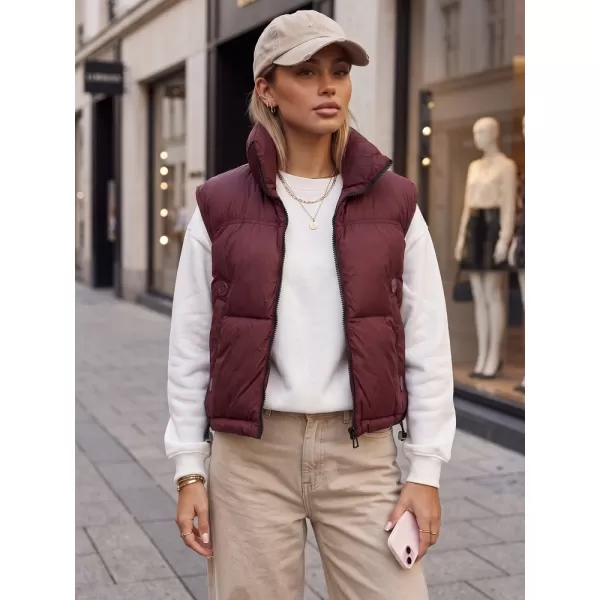  Női mellény DSTREET TY5971 BURGUNDIA 
