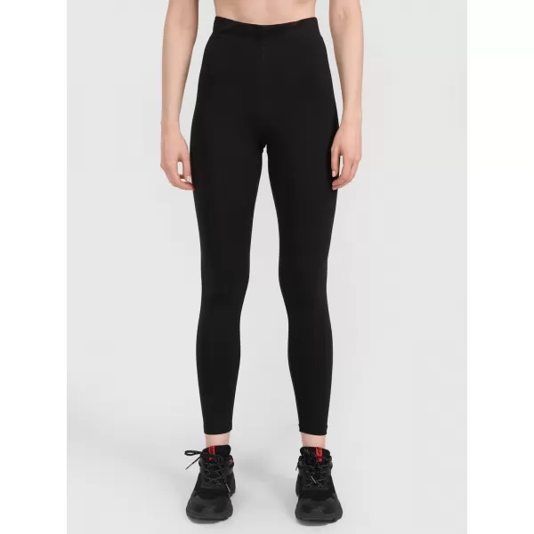  Női leggings 4F WMM00TTIGF296 MÉLYFEKETE 