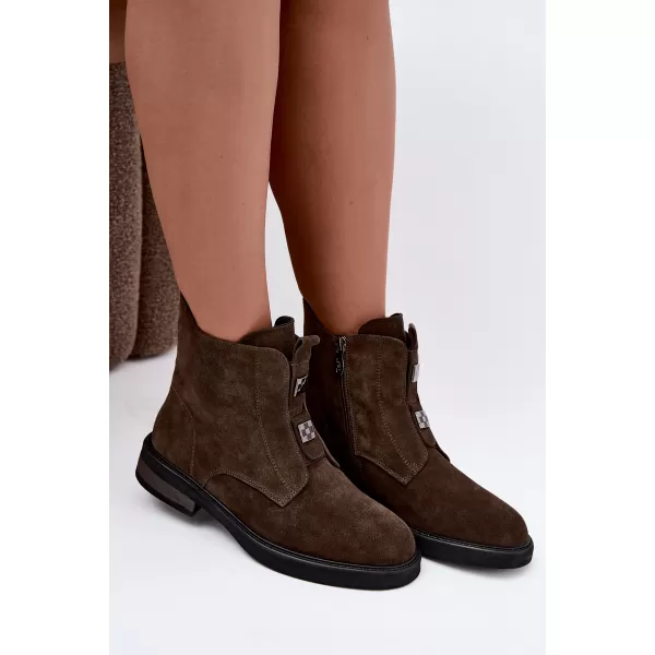  Női cipők D&A CR62-3334 KHAKI 