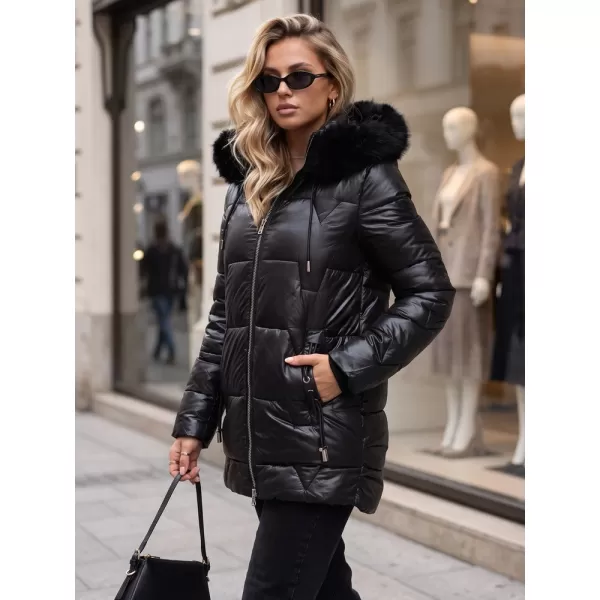  Női kabát DSTREET TY5755 FEKETE 