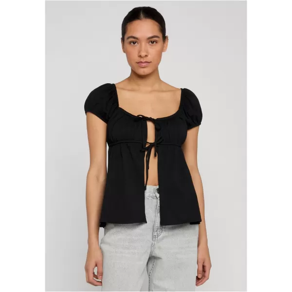 Női póló URBAN CLASSICS TB8177-00007 FEKETE 