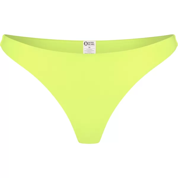  Női bikini alsó NORDBLANC GLITZ NBSSS8240 ÉLÉNK SÁRGA 