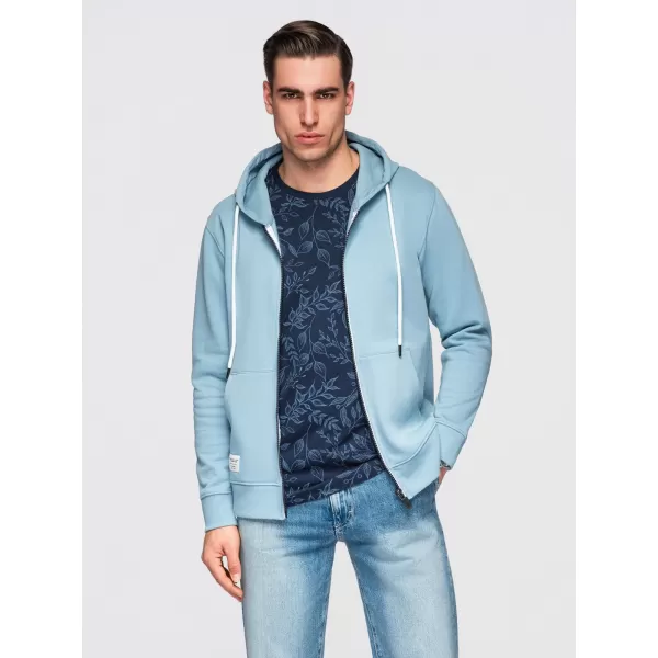  Férfi pulóver OMBRE OM-SSBZ-0272 KÉK 
