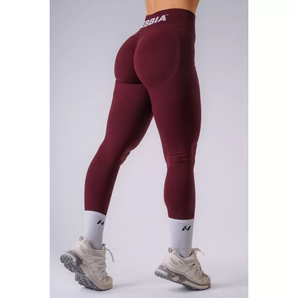  Női leggings NEBBIA FLOW SEAMLESS 496 BORDÓ 