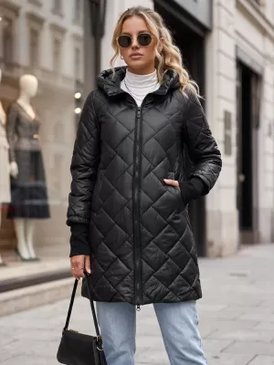 Női kabát DSTREET TY5865 FEKETE