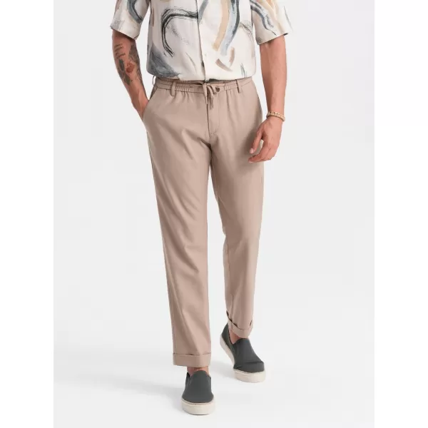  Férfi chino nadrág OMBRE P1522 BÉZS 