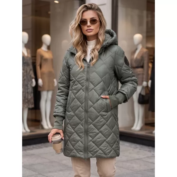  Női kabát DSTREET TY5863 ZÖLD 