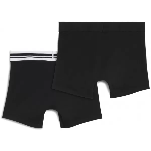  Férfi boxerek PUMA MEN EVERYDAY PLACED LOGO BOXER 2P 93847601 FEKETE 