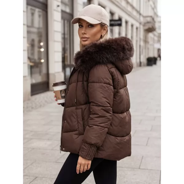  Női kabát DSTREET TY5894 BARNA 