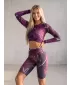 Női prémium térdig érő leggings (új méretek) ALTISPORT VOJ/ALW082LEG06 LILA