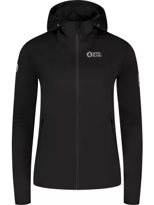 Női softshell kabát NORDBLANC OUTLAND NBSSL8324 FEKETE