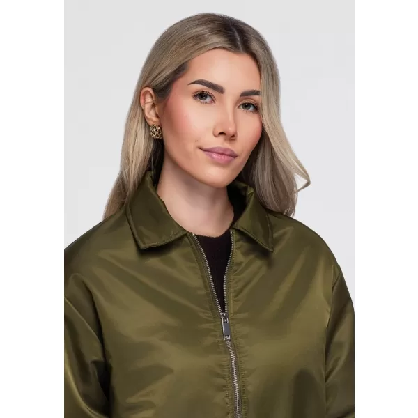  Női kabát OMBRE OW-JT-E0003 KHAKI 