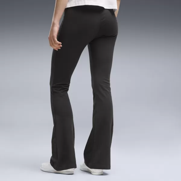  Női leggings PUMA ESS HIGH-WAIST FLARED LEGGINGS 63154201 PUMA FEKETE 