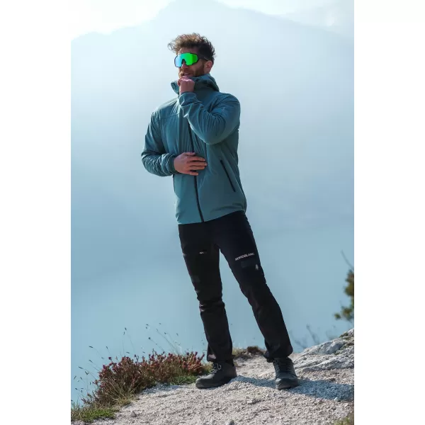  Férfi vízálló multisport nadrág NORDBLANC RIDGEWALK NBSPM8325 FEKETE 