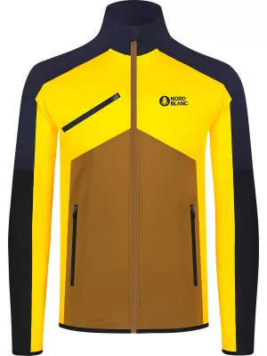 Férfi powerfleece pulóver NORDBLANC CUSP NBSFM8334 BOROSTYÁN