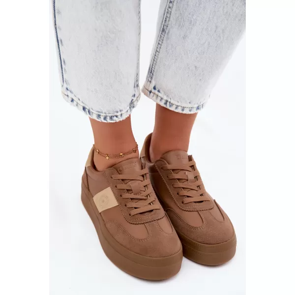  Női tornacipő BIG STAR SHOES UU274015 BARNA/BÉZS 