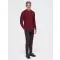 Férfi pulóver OMBRE OM-SWSW-0191 BURGUNDIA