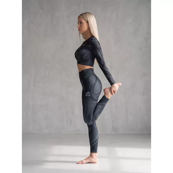  Női prémium hosszú leggings (új méretek) ALTISPORT VOJ/ALW072LEG05 FEKETE 