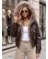 Női kabát DSTREET TY5976 BARNA