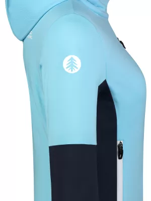 Női powerfleece pulóver NORDBLANC RAVINE NBSFL8336 VILÁGOSKÉK