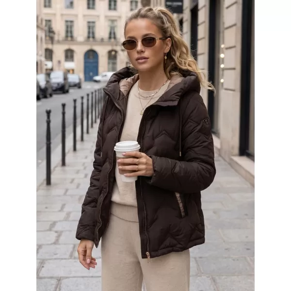  Női kabát DSTREET TY5944 BARNA 
