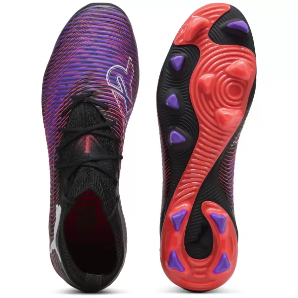  Futballcipők PUMA FUTURE 8 PRO FG/AG 108139-01 FEKETE/FEHÉR/VILÁGÍTÓ VÖRÖS 