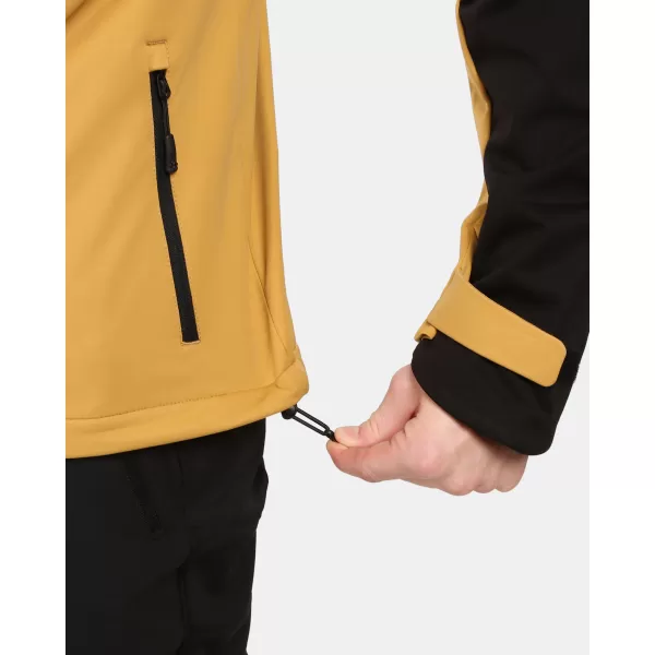  Férfi softshell kabát KILPI ONTAVIO-M 1M0112KI ARANYSÁRGA 