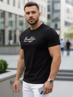 Férfi póló DSTREET RX5403 FEKETE