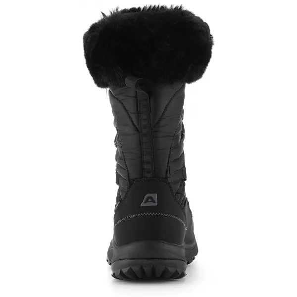  Női téli csizma ALPINE PRO LEWRA FEKETE 