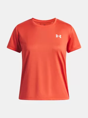 Lányos póló UNDER ARMOUR TECH SSC 6005138-690 PIROS